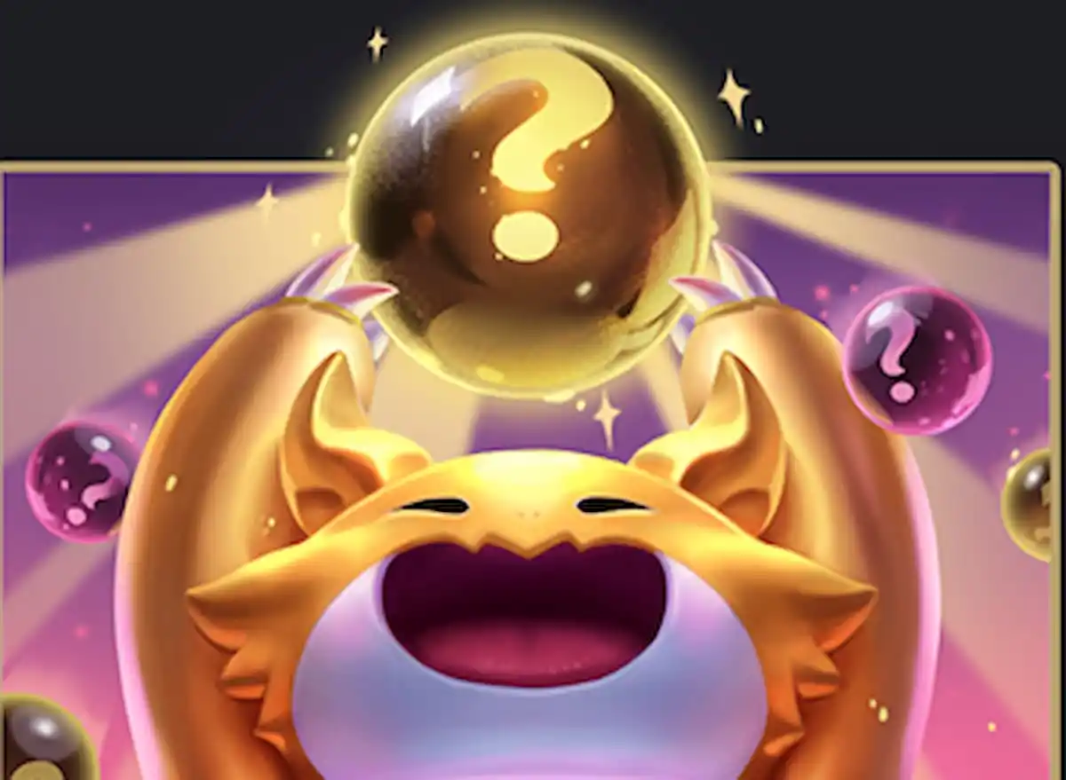 Choncc holding a TFT Set 11 loot orb